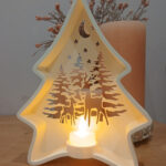 Led Işıklı Dekoratif Yılbaşı Ağacı (Led ışık dahil)