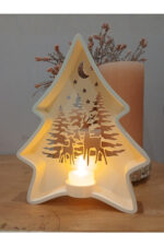 Led Işıklı Dekoratif Yılbaşı Ağacı (Led ışık dahil)